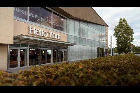 Entrance to Go Outdoors York store